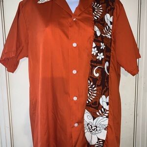 50s-60s Hawaiian Bowling Shirt Menehunes Honolulu “Carl” sz M| Made in Hawaii